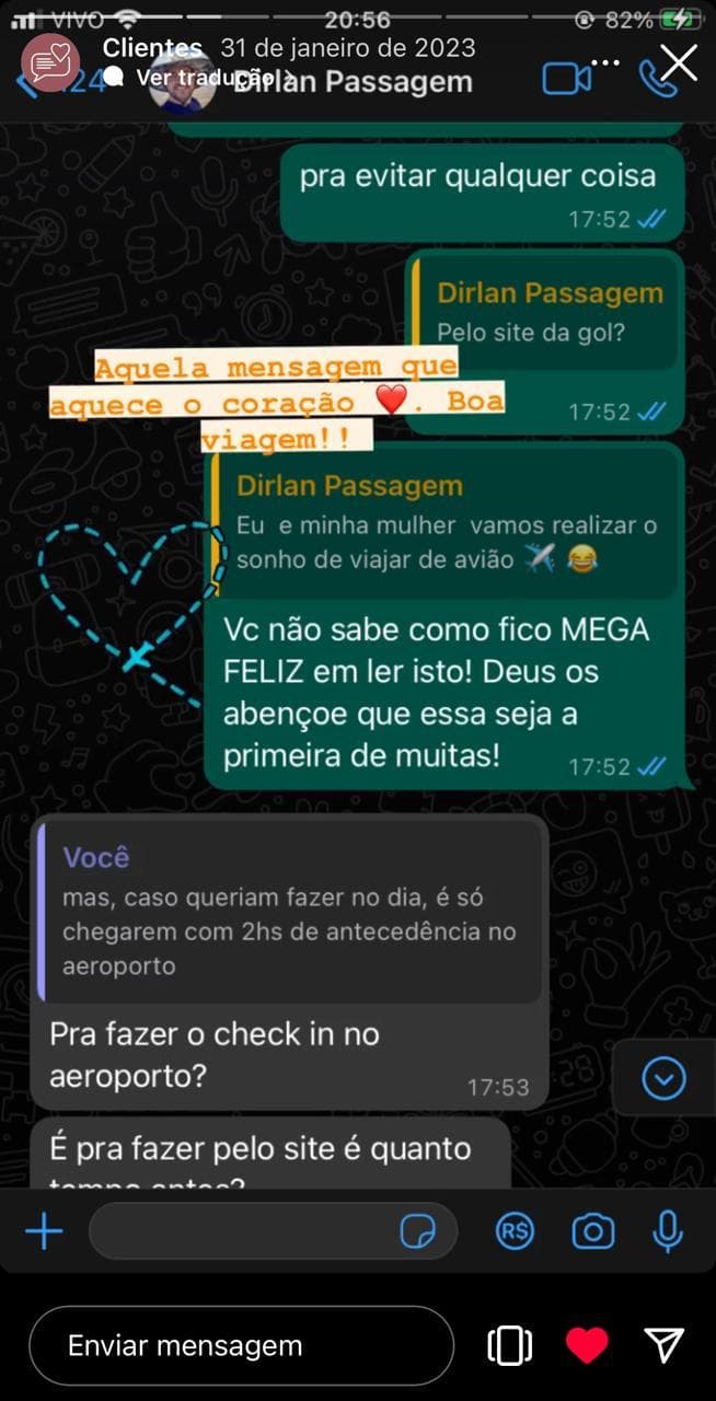 Depoimento de cliente